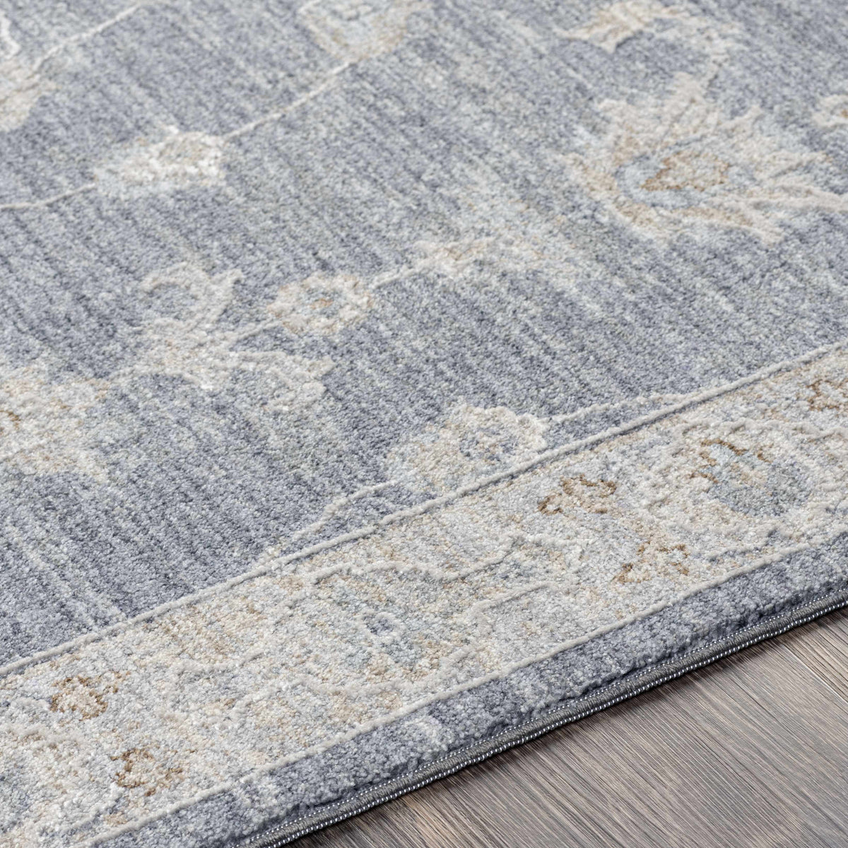 Hauteloom Kanimbla KANI Gray Machine Made Polyester Rug