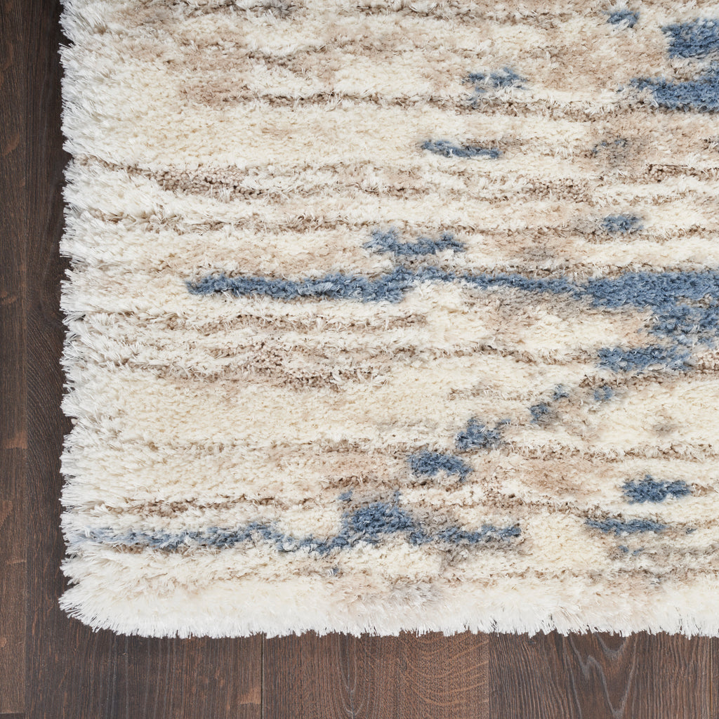 nourison dreamy shag drs10 light blue grey rug