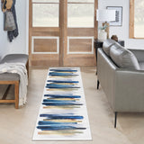 nourison nourison washables nwb09 blue multicolor rug