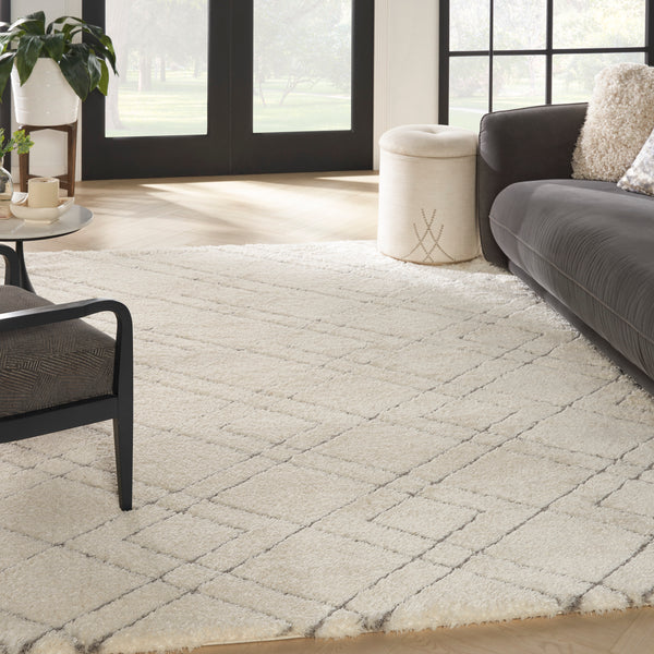 nourison dreamy shag drs07 ivory rug