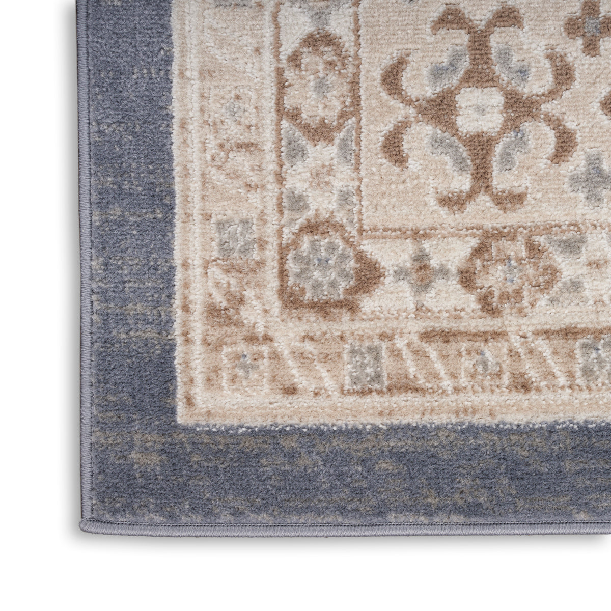 nourison serenity home srh01 ivory blue rug