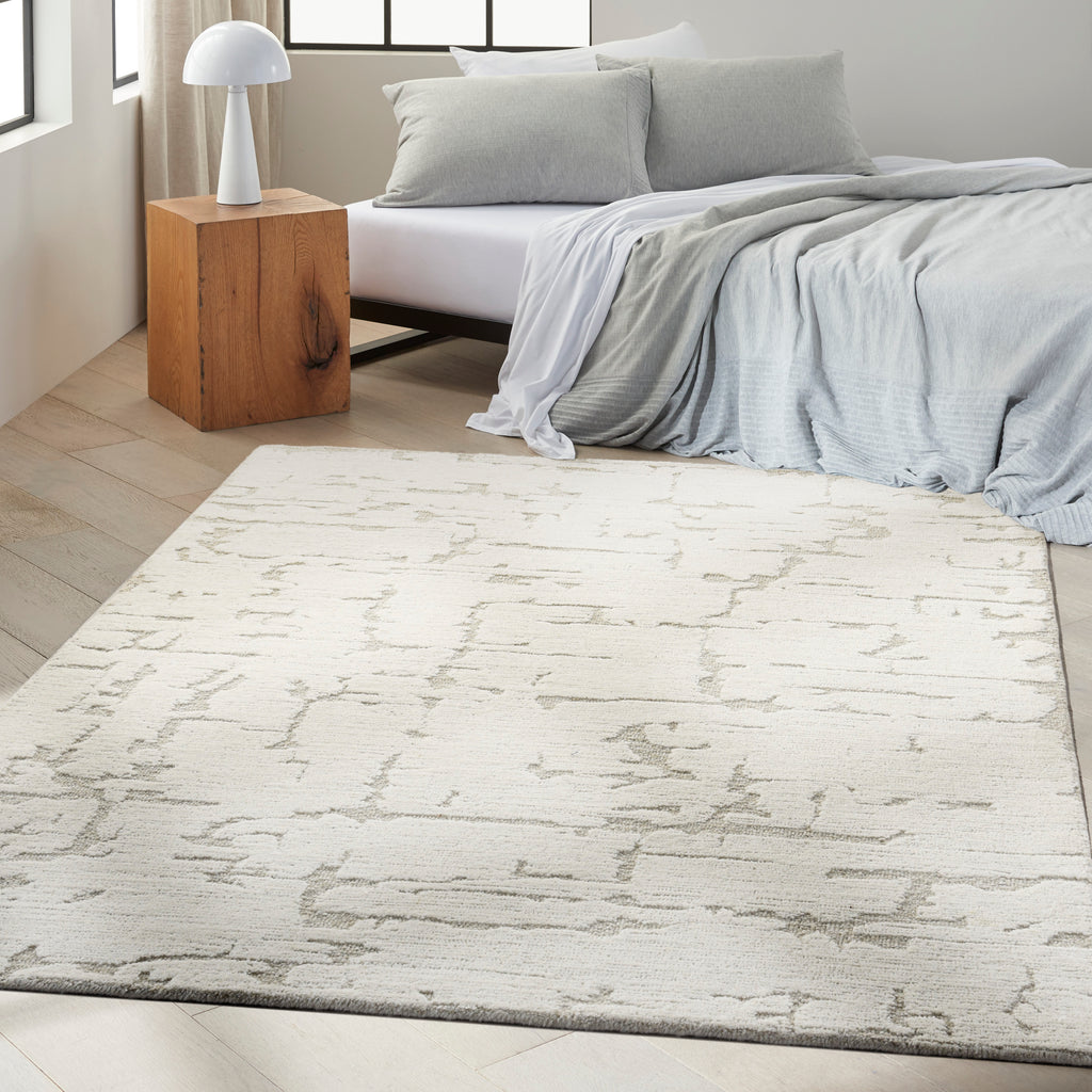 nourison ck009 sculptural scl01 ivory rug
