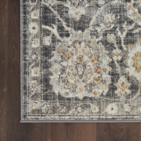 nourison oushak home ous01 charcoal rug
