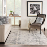 nourison ocean ocp03 cream charcoal rug