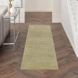 nourison nourison essentials nre01 green gold rug