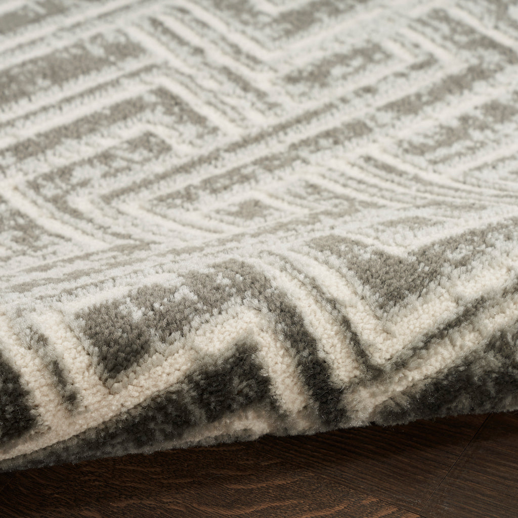 nourison serenity home srh04 grey ivory rug