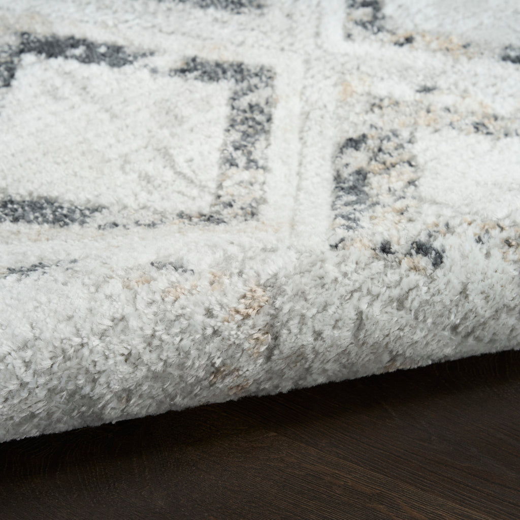 nourison dekor dek05 grey charcoal rug