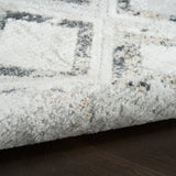nourison dekor dek05 grey charcoal rug
