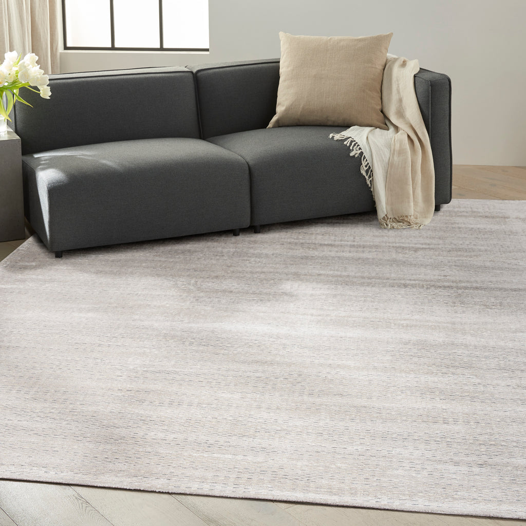 nourison valley vll01 silver rug