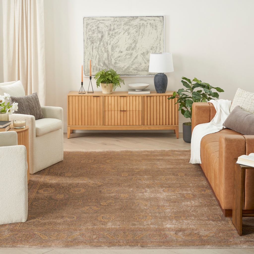 nourison luxurious lrs02 taupe rug