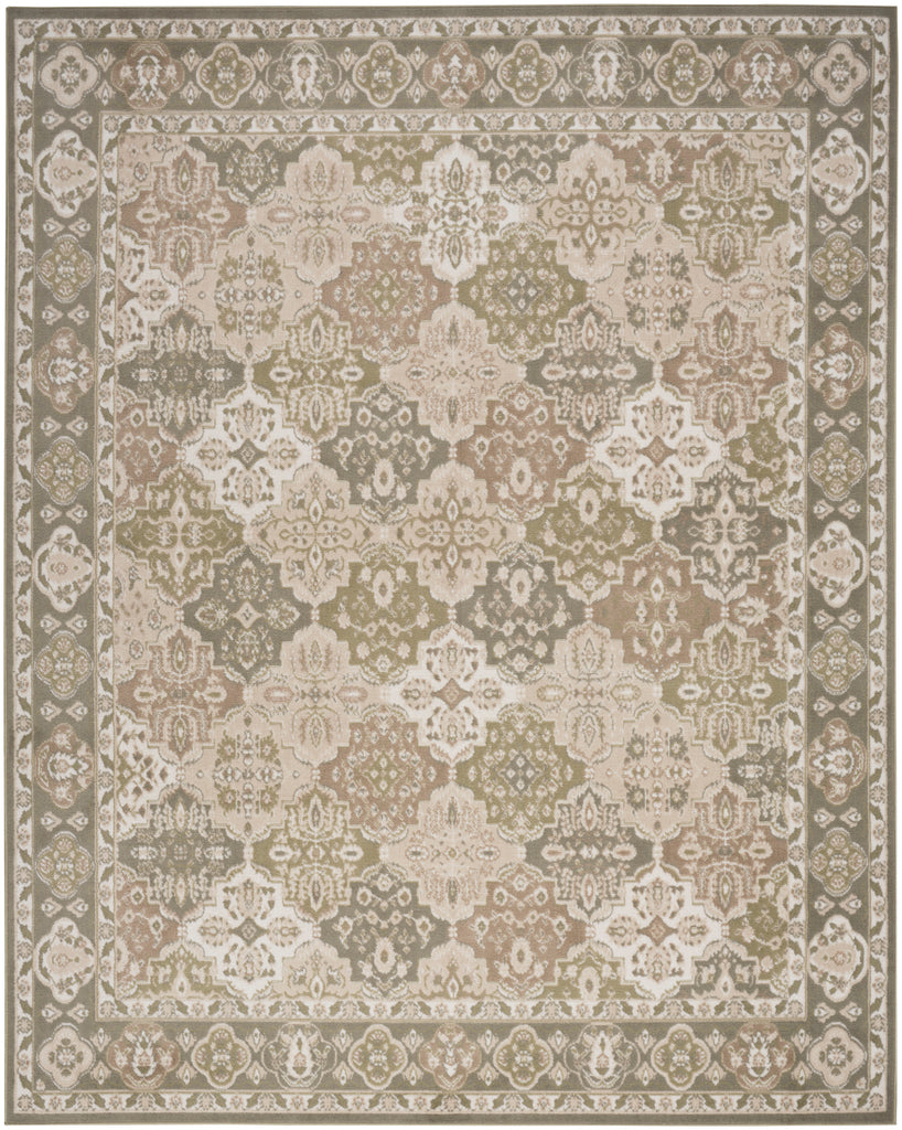 nourison grafix grf31 green rug