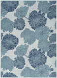 nourison garden oasis goa04 blue rug