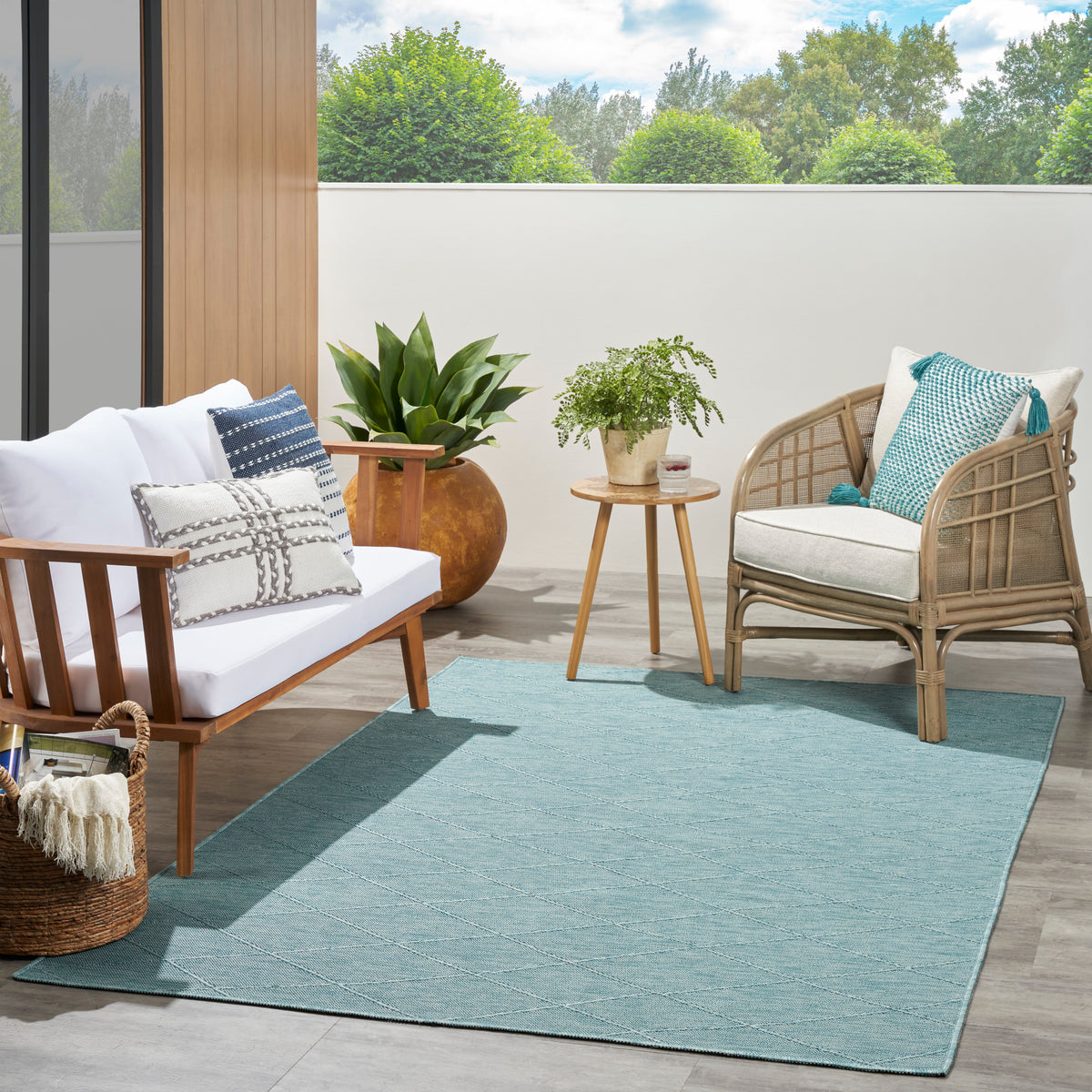 nourison washable solutions wsl01 aqua rug