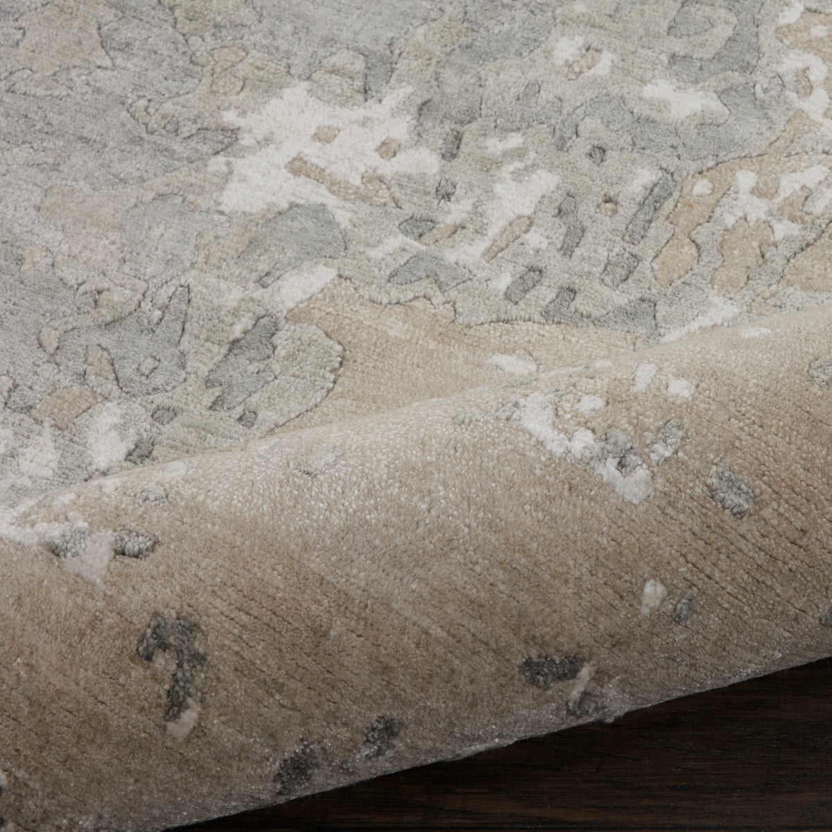 nourison silk shadows sha17 sand rug