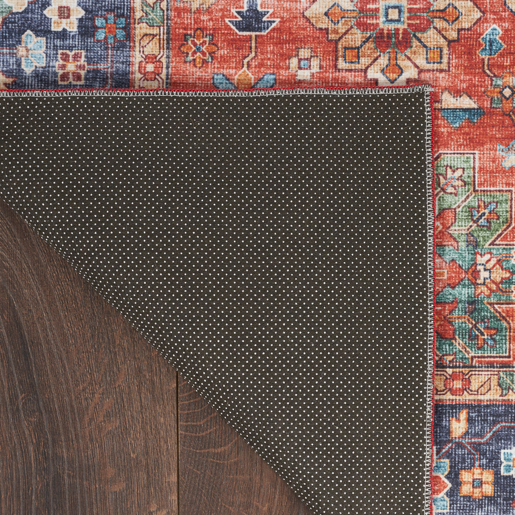 nourison fulton ful12 rust rug