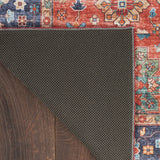 nourison fulton ful12 rust rug