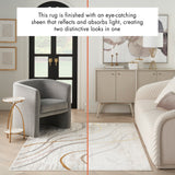 nourison glitz glz01 ivory multi rug