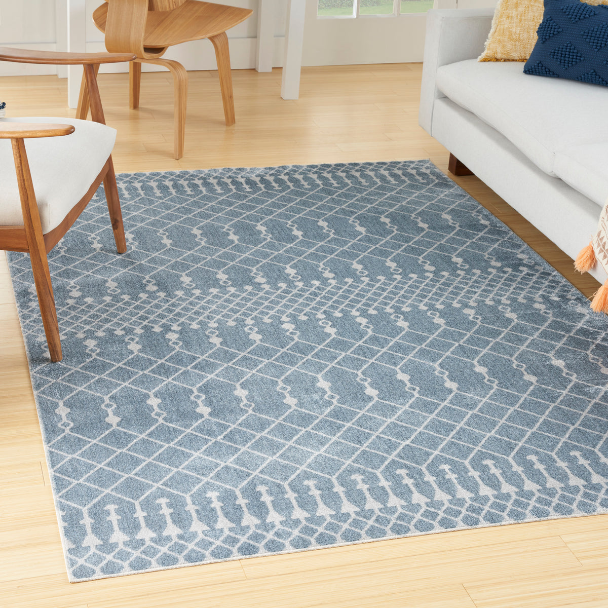 nourison astra machine washable asw10 blue rug