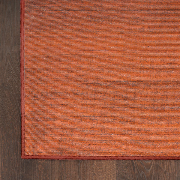 nourison washable essentials wae01 brick rug