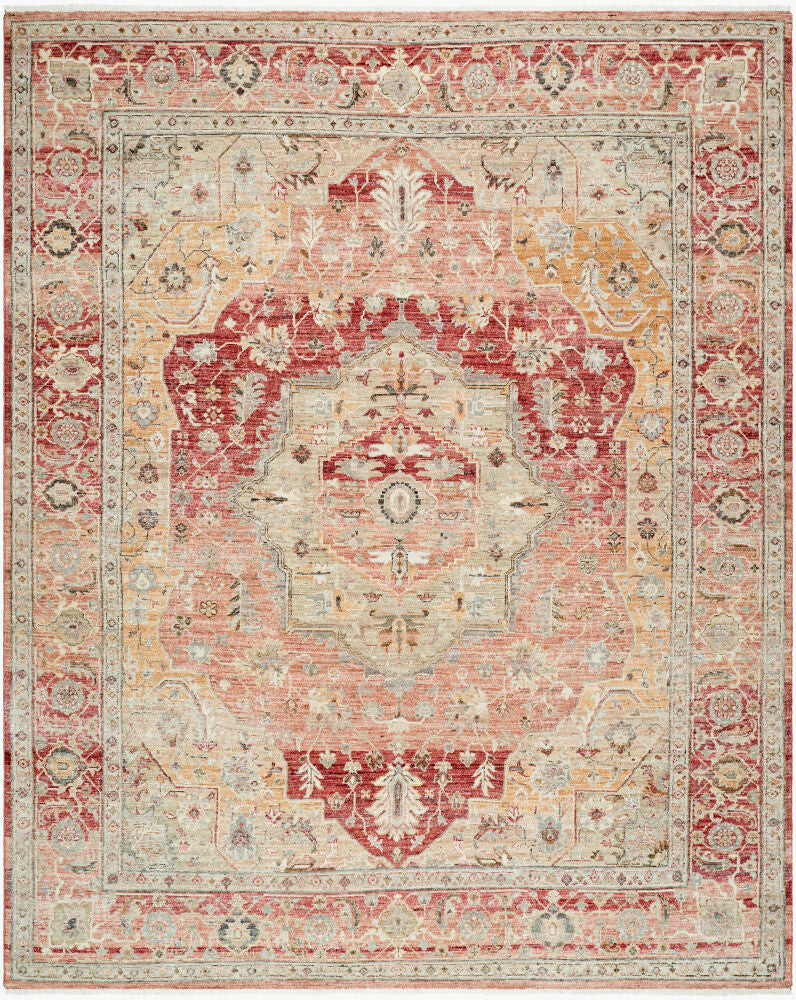 surya khorasan kho 2301 crimson rug