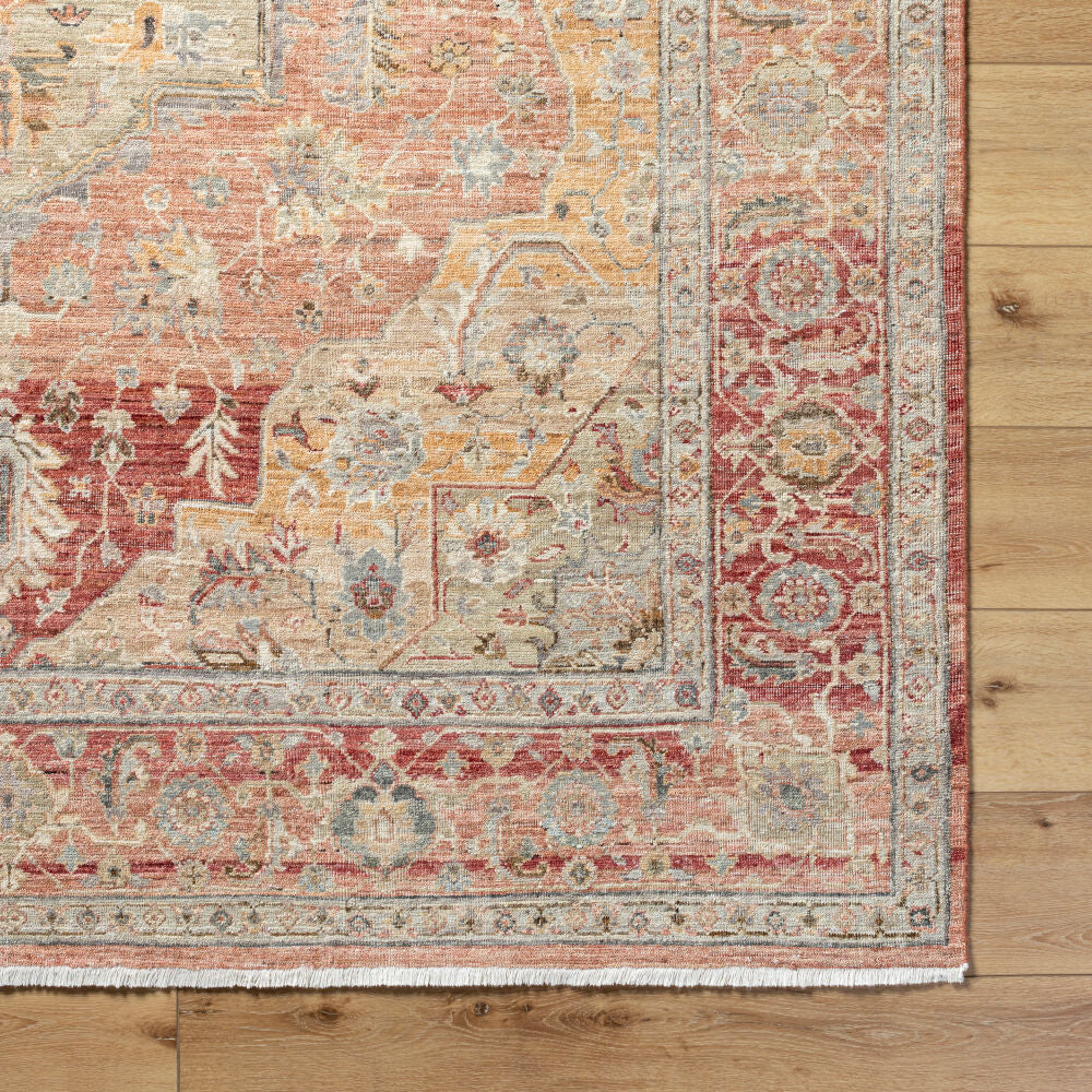 surya khorasan kho 2301 crimson rug