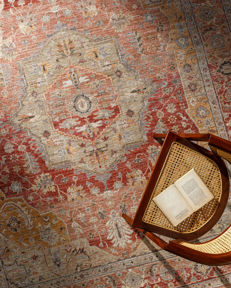 surya khorasan kho 2301 crimson rug