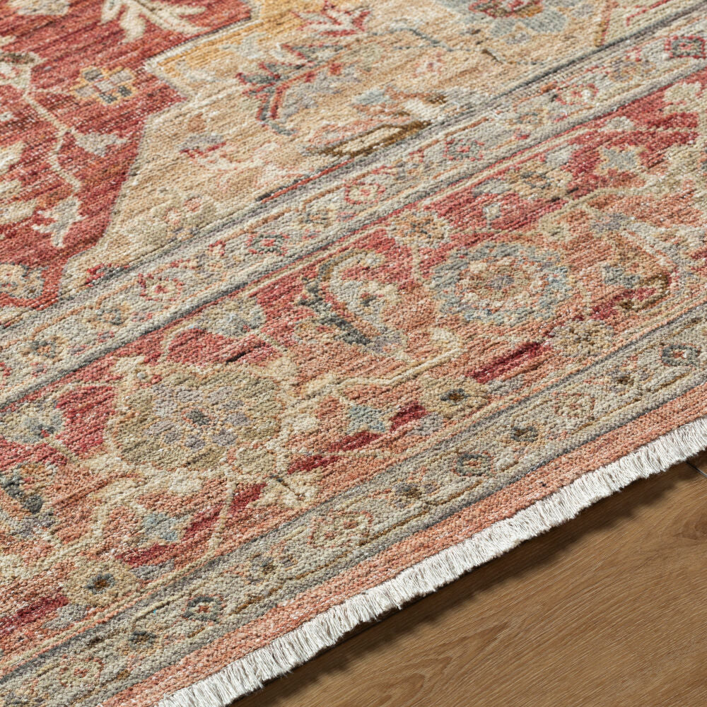 surya khorasan kho 2301 crimson rug