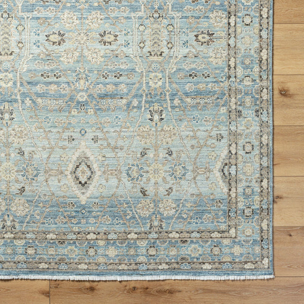 surya khorasan kho 2304 sky blue rug