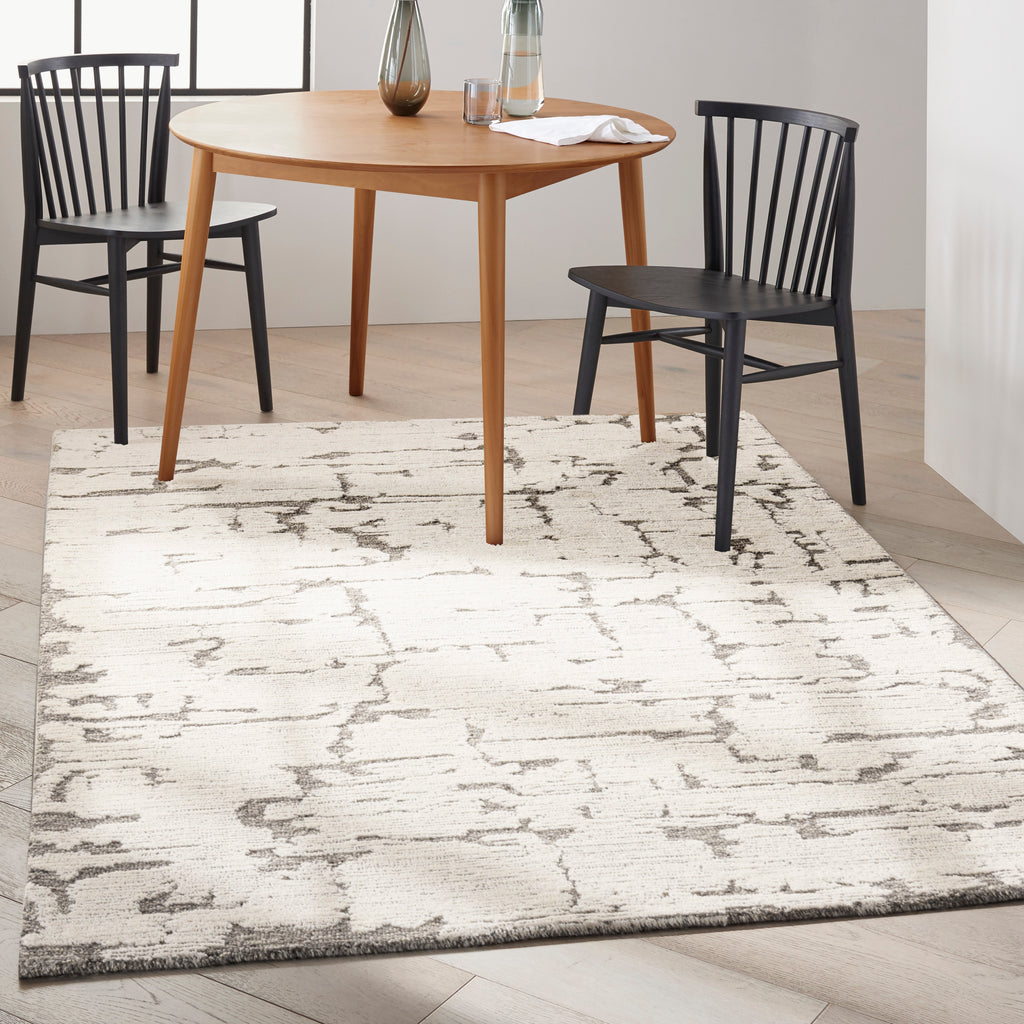 nourison ck009 sculptural scl01 grey rug
