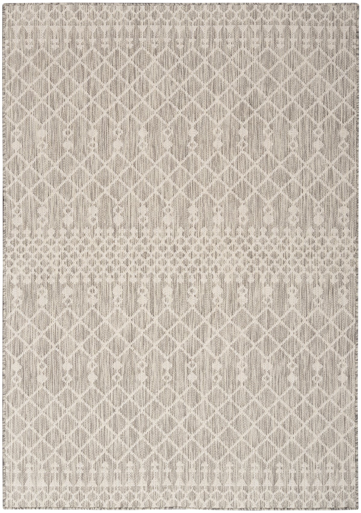 nourison positano pos02 light grey rug