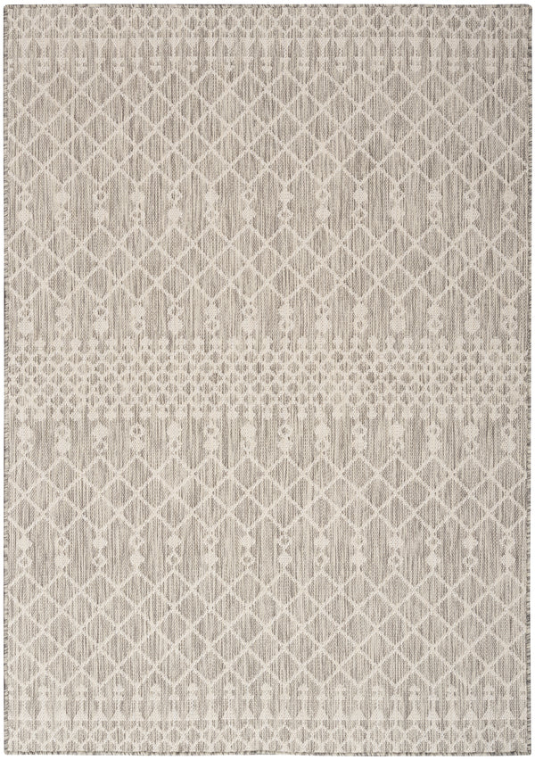 nourison positano pos02 light grey rug