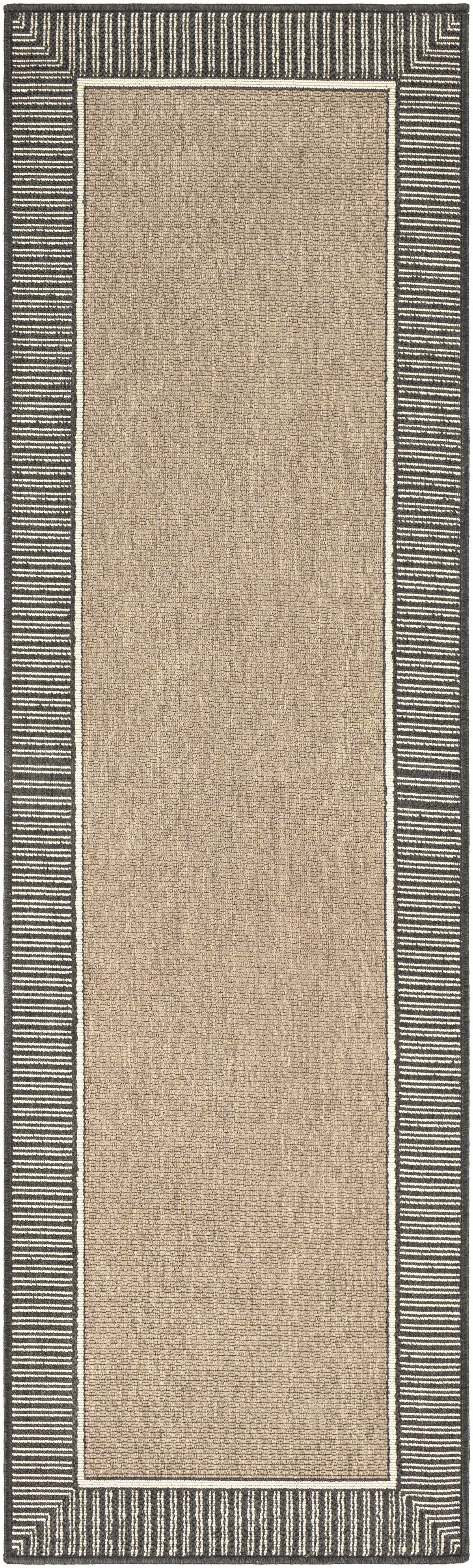 Hauteloom Kidron KID Black Machine Made Olefin Rug