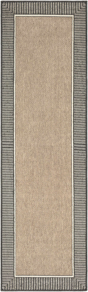 Hauteloom Kidron KID Black Machine Made Olefin Rug