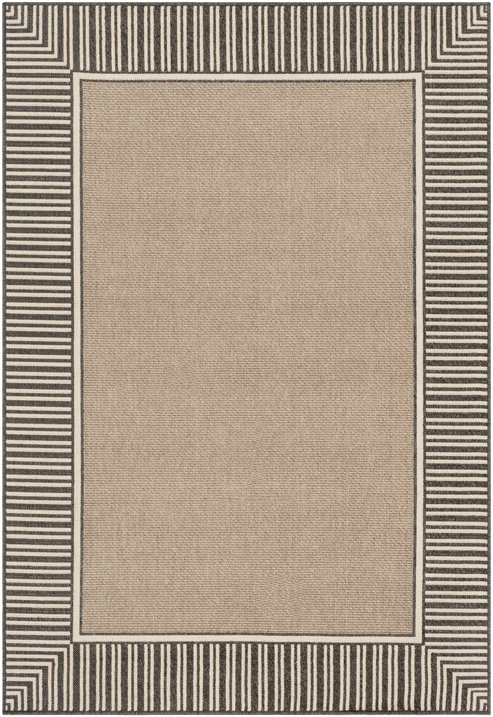 Hauteloom Kidron KID Black Machine Made Olefin Rug