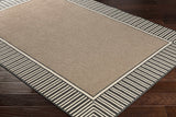 Hauteloom Kidron KID Black Machine Made Olefin Rug