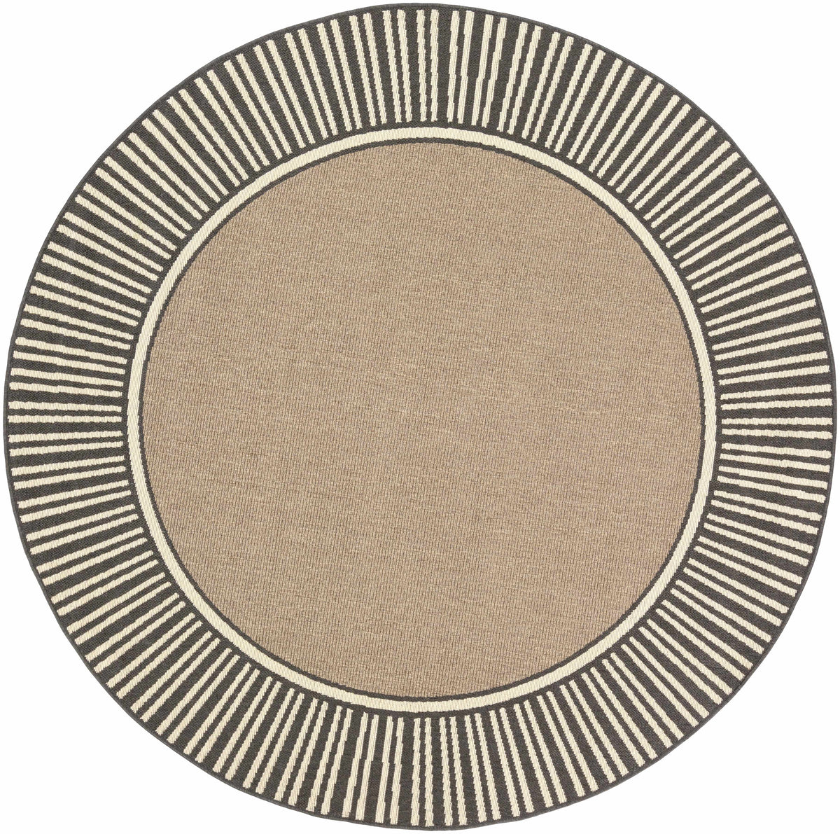 Hauteloom Kidron KID Black Machine Made Olefin Rug