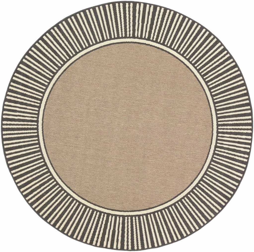 Hauteloom Kidron KID Black Machine Made Olefin Rug