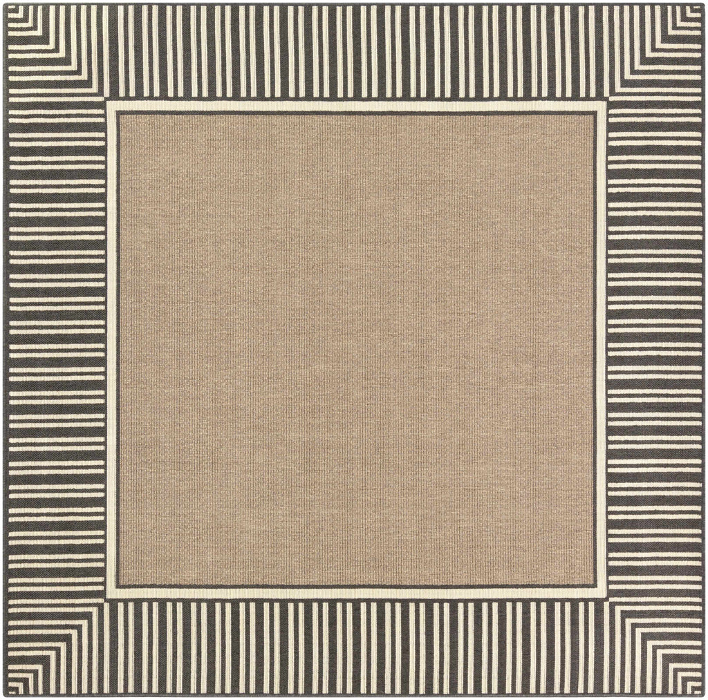 Hauteloom Kidron KID Black Machine Made Olefin Rug