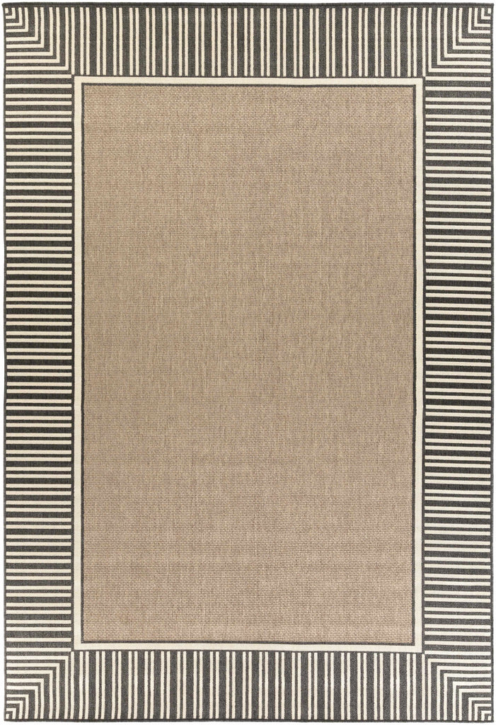 Hauteloom Kidron KID Black Machine Made Olefin Rug