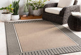 Hauteloom Kidron KID Black Machine Made Olefin Rug
