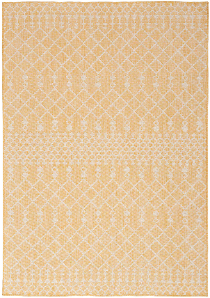 nourison positano pos02 yellow rug
