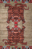 tibet rug company 60 ct kissing tigers camel rug