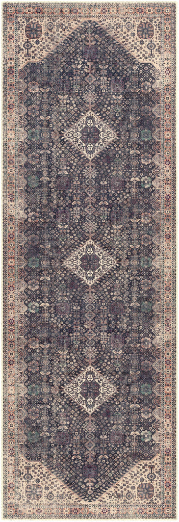 Hauteloom Kittrell KIT Beige Machine Made Chenille-Polyester Rug