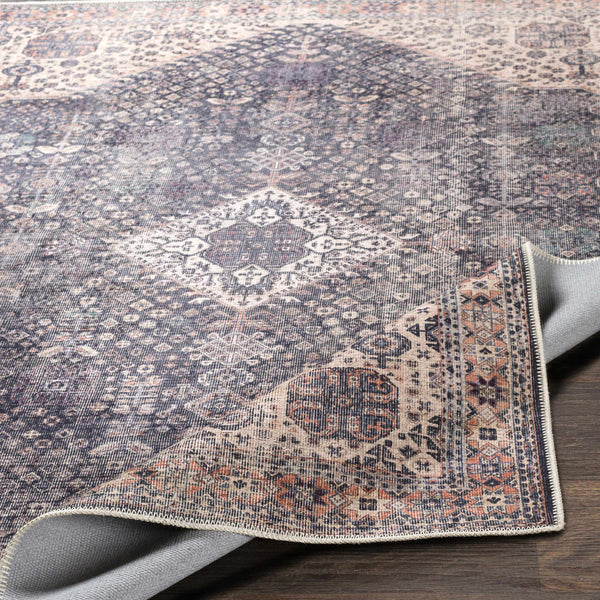 Hauteloom Kittrell KIT Beige Machine Made Chenille-Polyester Rug
