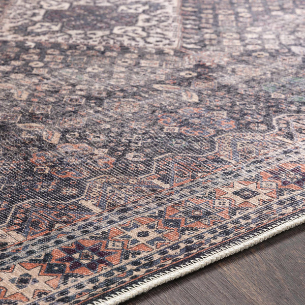 Hauteloom Kittrell KIT Beige Machine Made Chenille-Polyester Rug