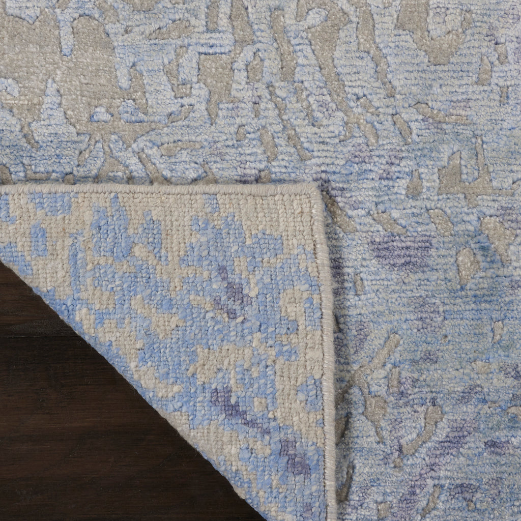 nourison silk shadows sha18 grey blue rug