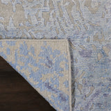 nourison silk shadows sha18 grey blue rug