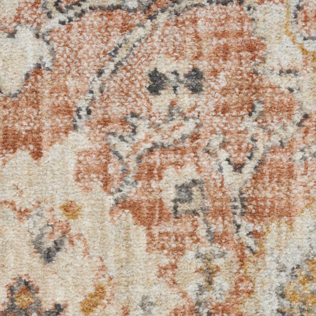 nourison oushak home ous01 rust rug