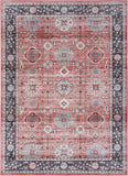nourison fulton ful12 brick rug
