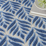 nourison aloha alh35 blue rug